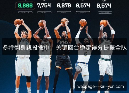 多特翻身跳投命中,关键回合稳定得分提振全队 多特翻身跳投命中,关键回合稳定得分提振全队